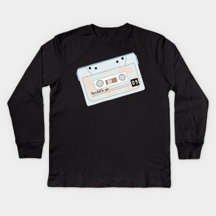 Narrated for you Cassette Kids Long Sleeve T-Shirt